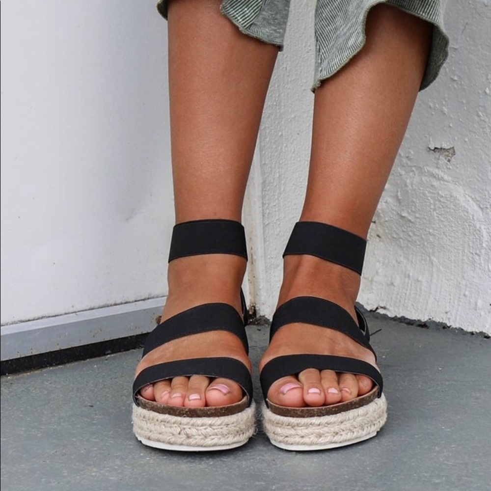 Amazing Laze No Doubt Platform Espadrilles